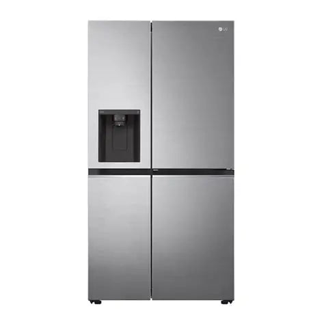 LG 703L Matte Black Inverter Refrigerator (R600, Linear Compressor)